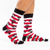 Sock it to Me Argh Ye Stripey Mens Crew Socks