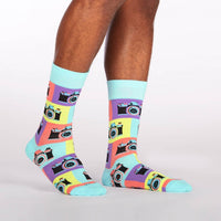 Sock it to Me Say Cheese! Mens Crew