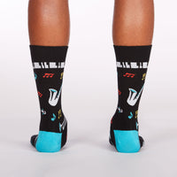 Sock it to Me All That Jazz Mens Crew Socks