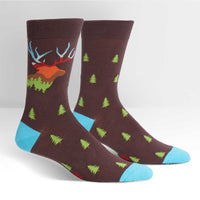 Sock it to Me Horn to be Wild Mens Crew Socks