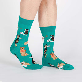 Sock it to Me Chew on This Mens Crew Socks