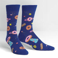 Sock it to Me Glazed Galaxy Mens Crew Socks