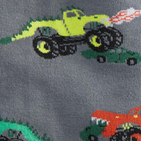 Sock it to Me Monster Trucks Mens Crew Socks