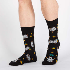 Sock it to Me Trick or Treat? Mens Crew Socks