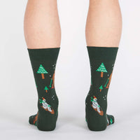 Sock it to Me Ready, Yeti, Go! Mens Crew Socks