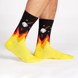 Sock it to Me S'more To Love Mens Crew Socks