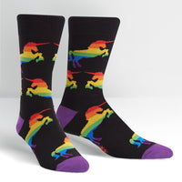 Sock it to Me Pride & Fabulousness Mens Crew Socks