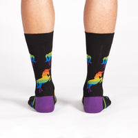 Sock it to Me Pride & Fabulousness Mens Crew Socks