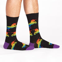 Sock it to Me Pride & Fabulousness Mens Crew Socks