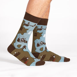 Sock it to Me X Marks The Spot Mens Crew Socks