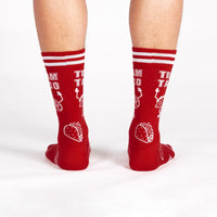 Sock it to Me Team Taco Mens Crew Socks