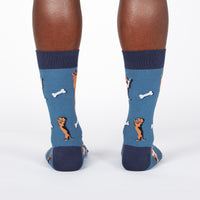 Sock it to Me Raise the Woof Mens Crew Socks