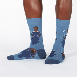 Sock it to Me Platypus Mens Crew Socks