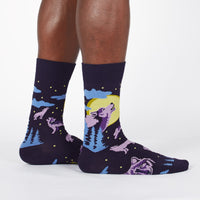 Sock it to Me 6 Wolf Moon Mens Crew Socks