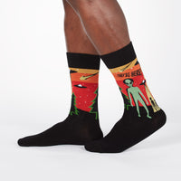 Sock it to Me They're Here Mens Crew Socks