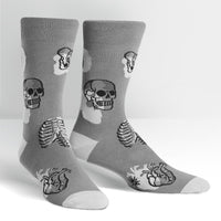 Sock it to Me Head Over Heel Mens Crew Socks