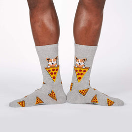 Sock it to Me Man's Best Food  Mens Crew Socks