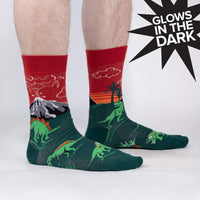 Sock it to Me Dinosaur Days Mens Crew Socks