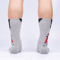 Sock it to Me Moon Walk In The Morning Mens Crew Socks