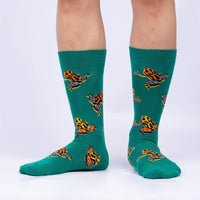 Sock it to Me Poison Dart Frog Mens Crew Socks