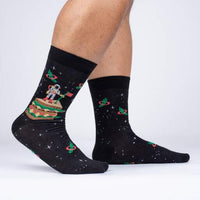 Sock it to Me The Moon Club Mens Crew Socks