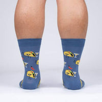 Sock it to Me Taco Tuesday Mens Crew Socks