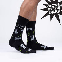 Sock it to Me Game On Mens Crew Socks