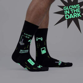 Sock it to Me Game On Mens Crew Socks