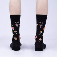 Sock it to Me Let that Shitake Go Mens Crew Socks