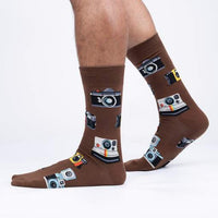 Sock it to Me Strike a Pose Mens Crew Socks