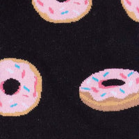 Sock it to Me Donut Stop Believing Mens Crew Socks