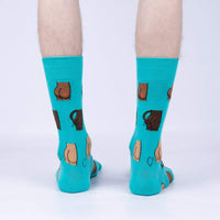 Sock it to Me Kiss My Mens Crew Socks