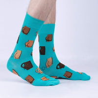 Sock it to Me Kiss My Mens Crew Socks