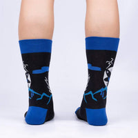 Sock it to Me Mothman Believes In You Mens Crew Socks