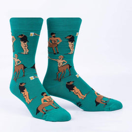 Sock it to Me We're All Half Centaur Mens Crew Socks