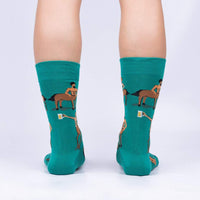 Sock it to Me We're All Half Centaur Mens Crew Socks