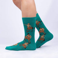 Sock it to Me We're All Half Centaur Mens Crew Socks