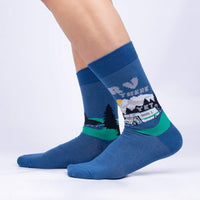 Sock it to Me RV There Yet Mens Crew Socks