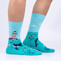 Sock it to Me Light Up My Life Mens Crew Socks