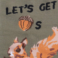 Sock it to Me Let's Get Nuts Mens Crew Socks