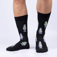 Sock it to Me Lava My Life Mens Crew Socks