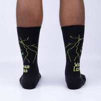 Sock it to Me Wizard Lizard Mens Crew Socks