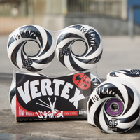 Reckless Wheels CIB Vertex 61mm 103a Black White 4 Pack