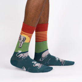 Sock it to Me Make A Splash Mens Crew Socks