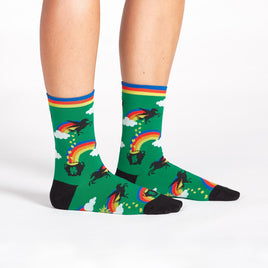 Sock it to Me Make Your Own Luck Womens Crew Socks