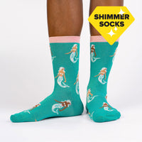 Sock it to Me Mermaid To Be Friends Womens Crew Socks