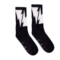 SOCCO Mike Vallely Bolt | Black Mid Socks
