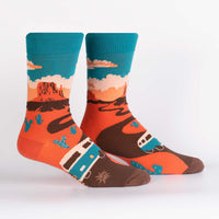 Sock it to Me Monument Valley Mens Crew Socks