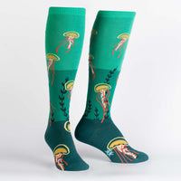 Sock it to Me Ocean Bloom Knee High Socks