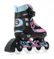 SFR Pixel Inline Skates Blue Pink Adjustable